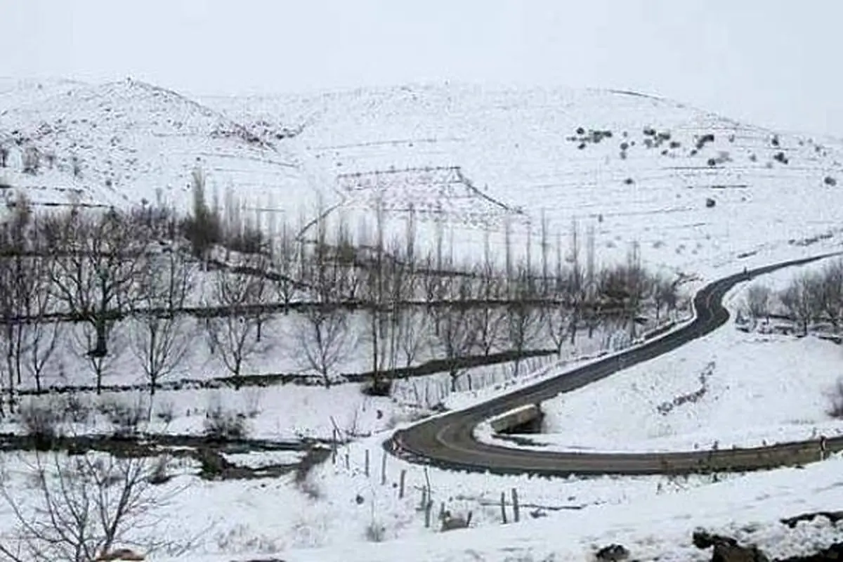 برف تابستانی کلاردشت را سفیدپوش کرد+عکس