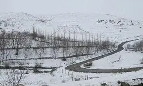 برف تابستانی کلاردشت را سفیدپوش کرد+عکس