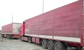 توقیف ۲ دستگاه کامیون حامل لوازم خانگی قاچاق در کوهدشت