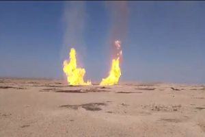 انفجار خط لوله گاز در شمال شرق سوریه