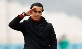 آخرین وعده انتخاباتی علی کریمی/ عکس