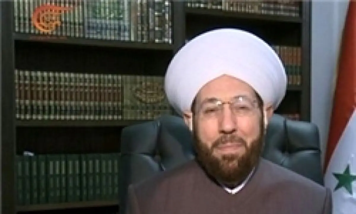 اقامه نخستین نماز جمعه در حلب پس از آزادی توسط مفتی اعظم سوریه