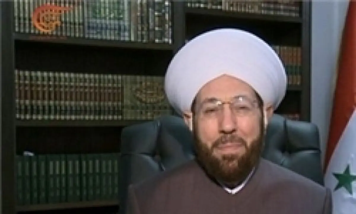 اقامه نخستین نماز جمعه در حلب پس از آزادی توسط مفتی اعظم سوریه