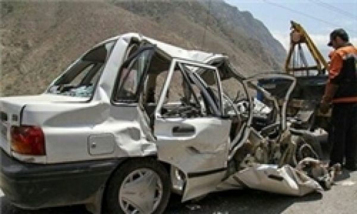 برخورد 4 دستگاه خودروی سواری در محور مرند ـ صوفیان