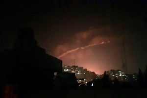 جزئیاتی از مقابله دیشب پدافند هوایی ارتش سوریه با اهداف متخاصم در ریف دمشق