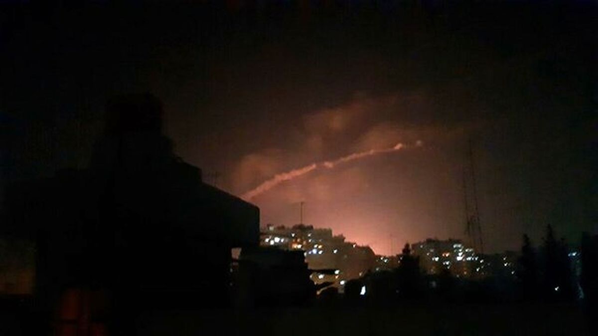 جزئیاتی از مقابله دیشب پدافند هوایی ارتش سوریه با اهداف متخاصم در ریف دمشق