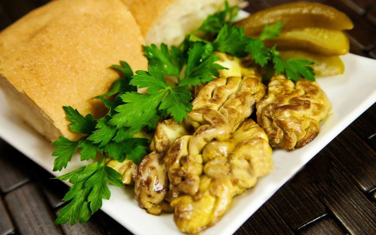 طرز تهیه مغز گوساله با سس مخصوص