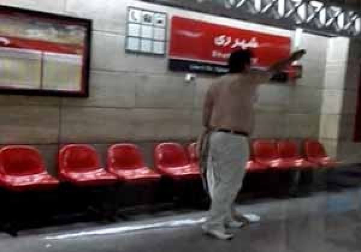 فیلم/تیراندازی در مترو شهرری