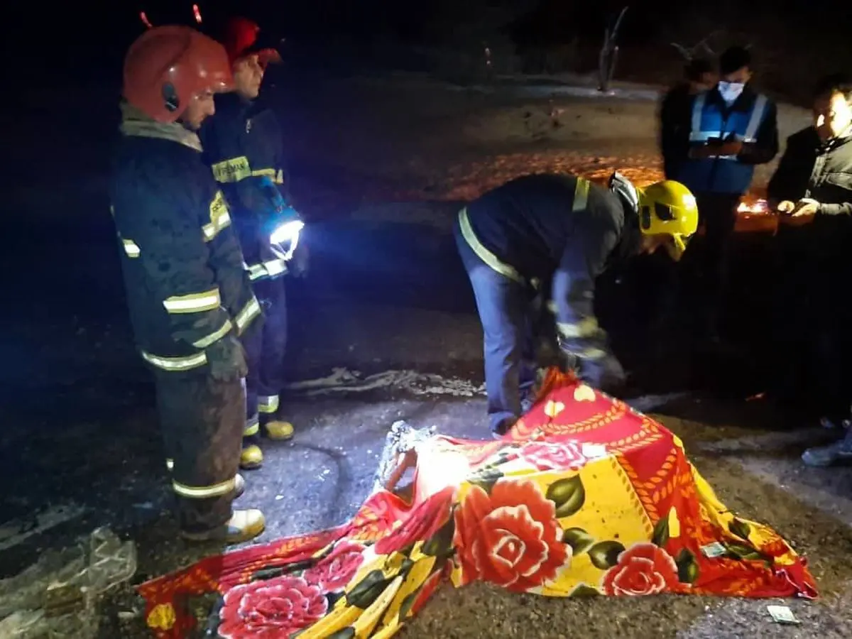 واژگونی تانکر حامل مواد سوختی یک فوتی در اهواز بر جای گذاشت