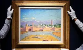 آنجلینا جولی «چرچیل در کنار مسجد» را به حراج گذاشت