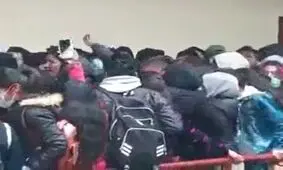 سقوط مرگبار ۵ دانشجو از ساختمان دانشگاه بولیوی/ ویدئو