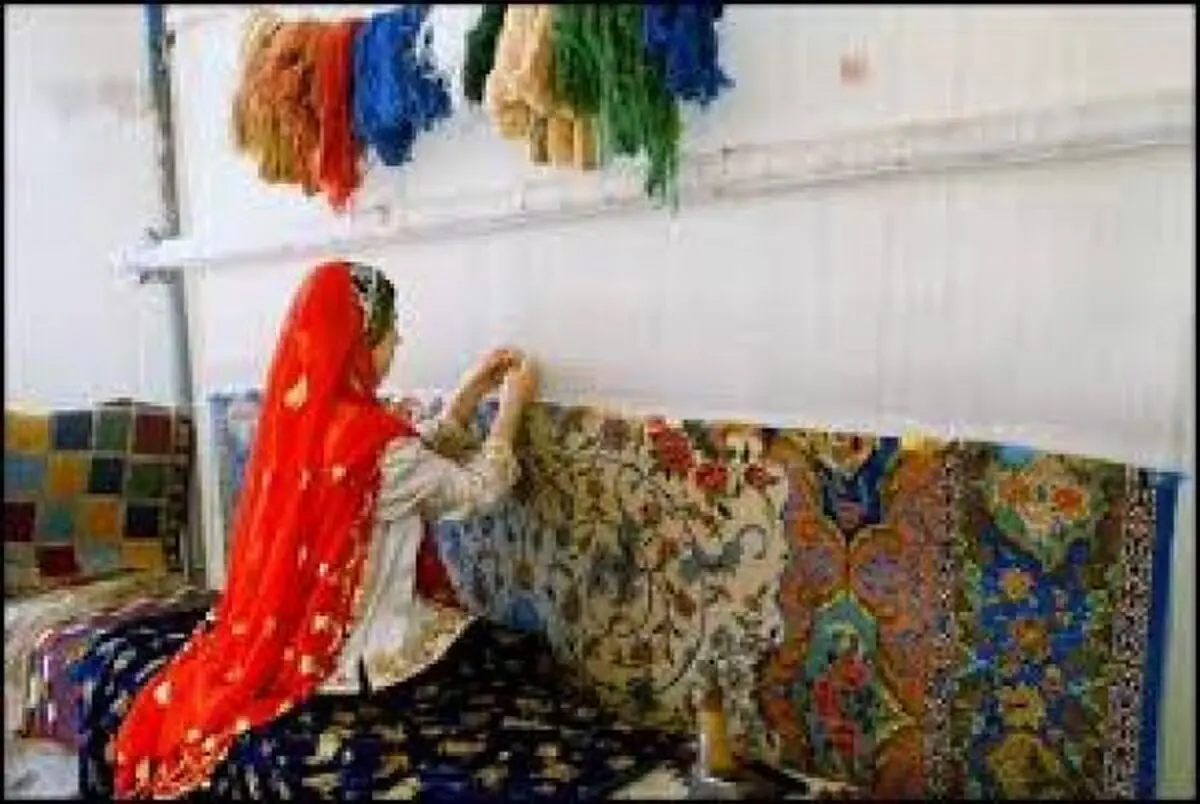 تولید سالانه ۳میلیون متر فرش در کشور / افزایش چشمگیر صادرات فرش ایران پس‌از برجام