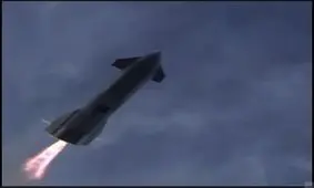 پرواز استارشیپ نسخه SN10 تا ارتفاع 10 کیلومتری/ ویدئو