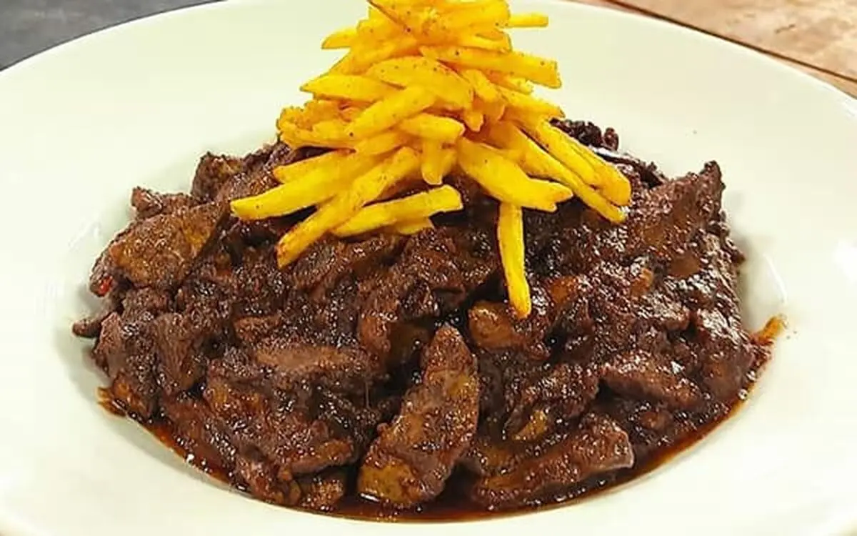طرز تهیه خوراک جگر و سیب زمینی