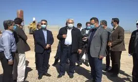 بازدید مدیركل حفاظت محیط زیست خوزستان از تاسیسات شركت نفت و گاز اروندان