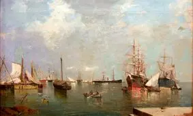 او شهر مورد علاقه چاپلین و چرچیل را نقاشی کرد