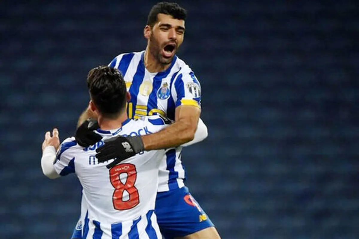 مهدی طارمی در آخرین تمرین قبل از بازی با یوونتوس/ عکس