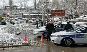 مسیر پیست اسکی همدان مسدود است