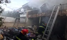 جان باختن زن میانسال در میان ضایعات ساختمانی