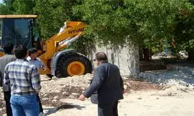 قلع و قمع ۶ ساخت و ساز غیرمجاز‎ در سوادکوه