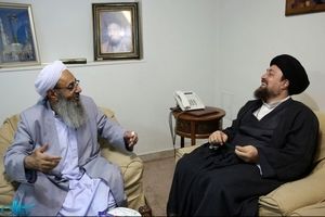 مولانا عبدالحمید با سید حسن خمینی دیدار کرد
