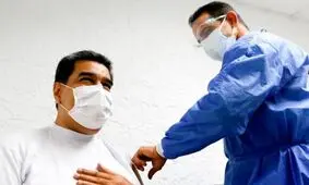 رئیس‌جمهور ونزوئلا و همسرش واکسن روسی دریافت کردند