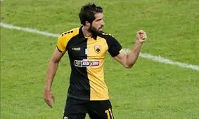 پیروزی تیم فوتبال آ.ا.ک آتن با درخشش انصاری‌فرد