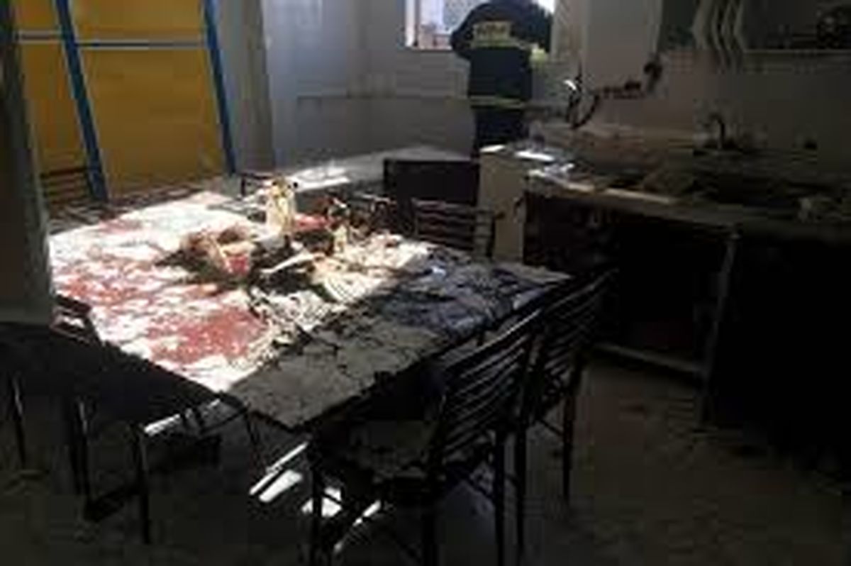 نشت گاز موجب انفجار و تخریب یک واحد مسکونی در کرمان شد