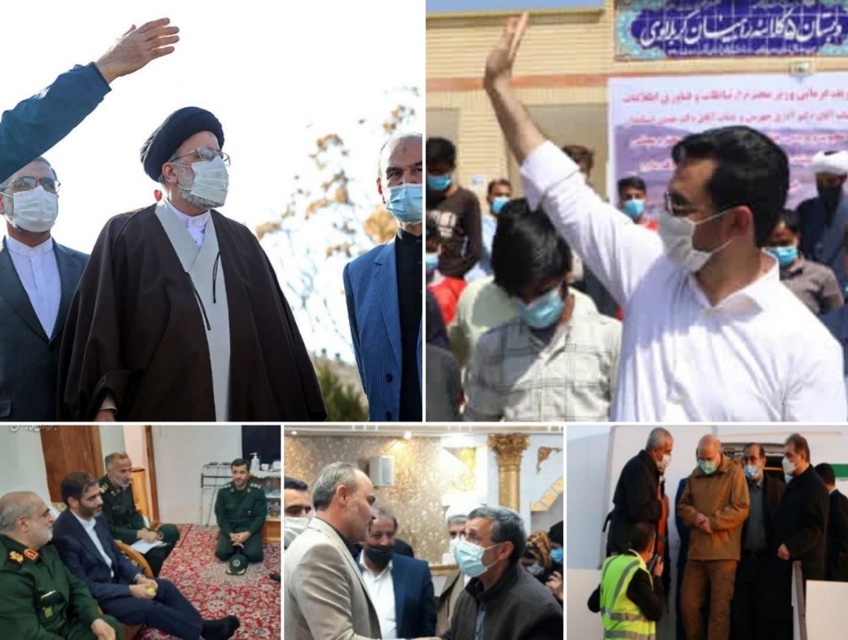 سفرهای نامحسوس برای انتخابات / محمد در مشهد، رئیسی دماوند، قالیباف سنندج، احمدی‌نژاد اصفهان، آذری جهرمی در بشاگرد