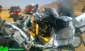 تصادف مرگبار در محور شهرضا مبارکه