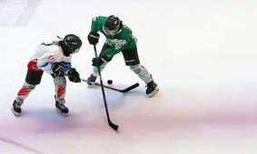 فینال مسابقات اسکیت هاکی روی یخ زنان/ تصاویر