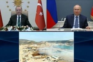 پوتین و اردوغان آغاز احداث نیروگاه اتمی ترکیه را اعلام کردند