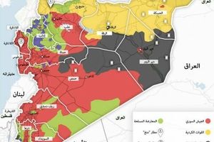 چند درصد از خاک سوریه در کنترل نیروهای مقاومت است؟