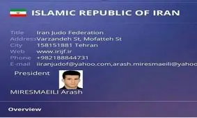 «تعلیق» از مقابل نام ایران در فدراسیون جهانی جودو حذف شد