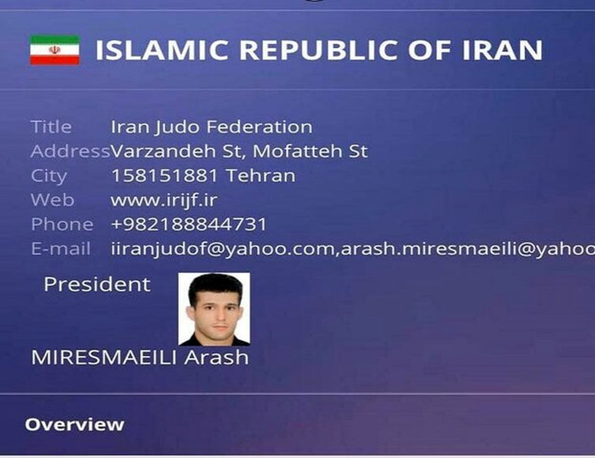 «تعلیق» از مقابل نام ایران در فدراسیون جهانی جودو حذف شد
