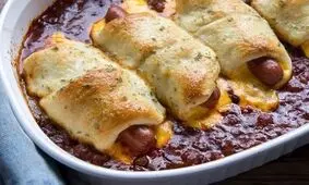 طرز تهیه خوراک تند هات داگ با پنیر چدار