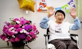 حمل مشعل المپیک توسط مسن‌ترین فرد دنیا