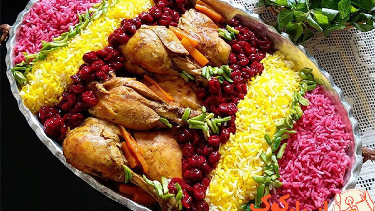 طرز تهیه آلبالو پلو با مرغ