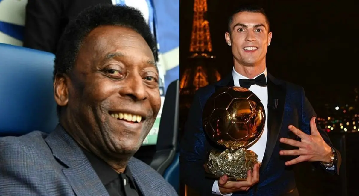 دلنوشته رونالدو برای پله و هواداران بعد از کسب عنوان بهترین گلزن تاریخ فوتبال