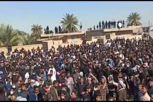 مراسم ختم چند هزار نفری در خرمشهر و دستگیری و پیگرد مسببان