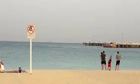 غرق شدن در عمق سه متری دریا در کیش