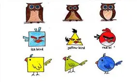 ۳۵ نقاشی با اشکال هندسی برای رنگ آمیزی کودکان