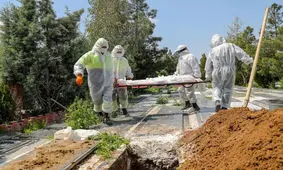 میزان پذیرش فوتی‌های کرونا در بهشت زهرا نگران‌کننده است