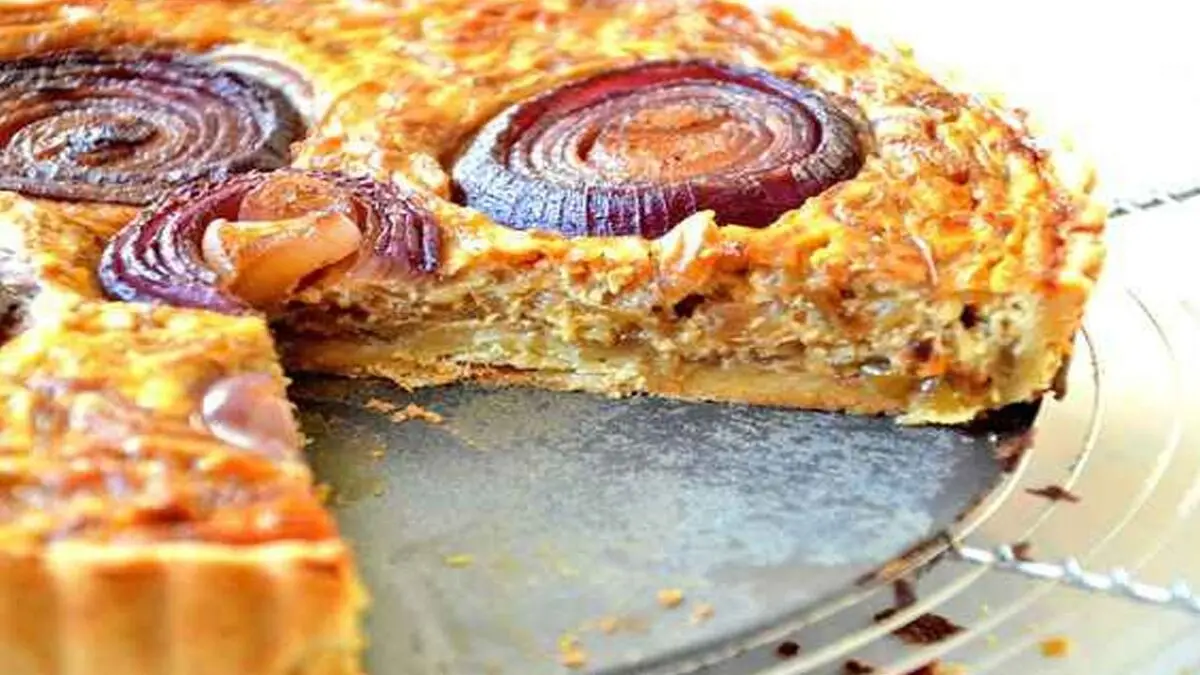 طرز تهیه تارت پیاز