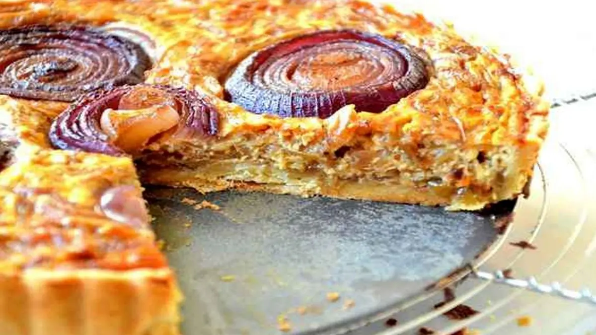 طرز تهیه تارت پیاز