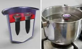 آزمایش کووید-۱۹ با استفاده از دستگاه قهوه‌ساز