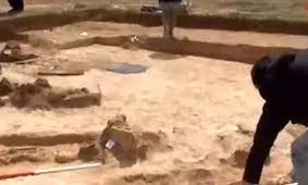 کشف گورستان قدیمی در سقز/ ویدئو