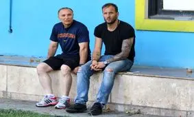 کاپیتان پرسپولیسی در تمرین نفت