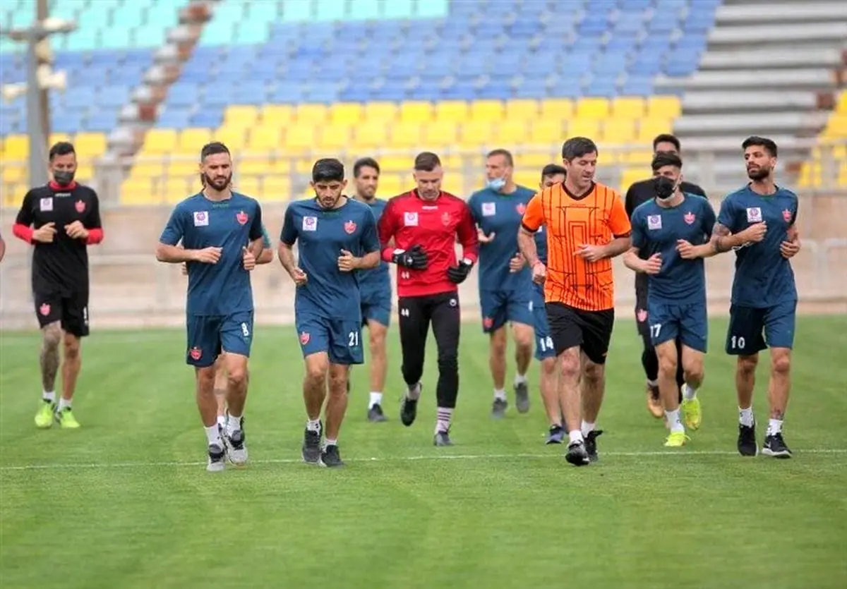 برگزاری آخرین تمرین پرسپولیس پیش از سفر به هند