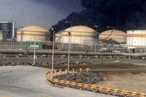 آتش سوزی در نیروگاه تولید برق جده عربستان
